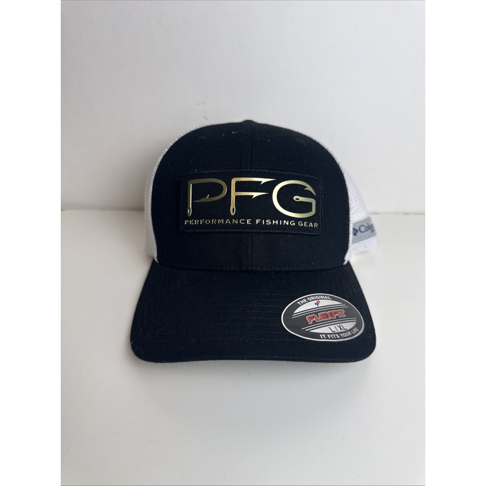 Columbia PFG Hooks Mesh Back Hat FlexFit CAP High Crown - Unisex S/M